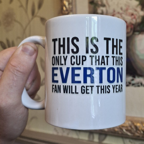 Everton football novelty mug - everton,