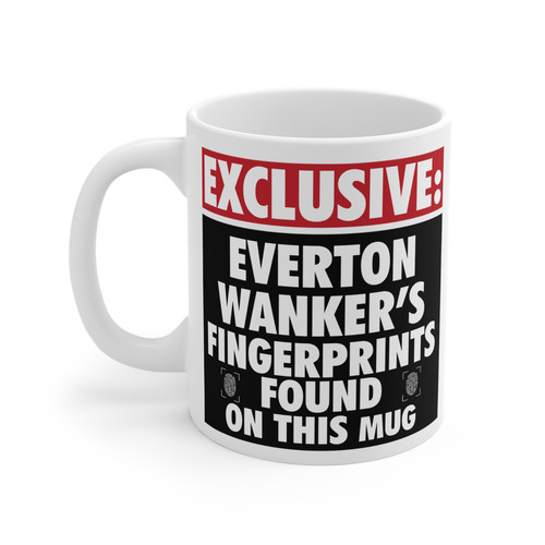 Everton wanker funny - wanker, mug