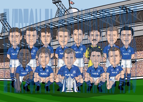 Cup winners 1995 - cup, everton