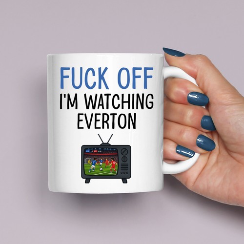 Everton mug coaster f k - everton, f**k