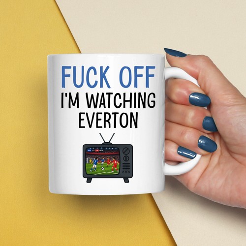 Everton mug coaster - &, f**k