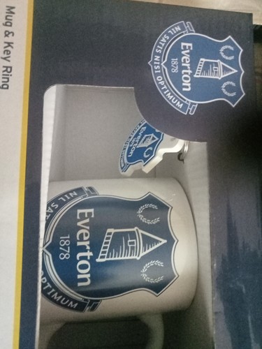 Everton mug and keyring - everton,