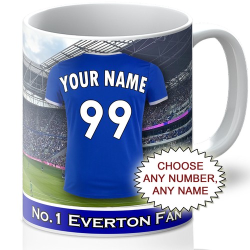 Personalised everton mug - everton,