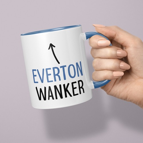 Everton wanker mug coaster - &,